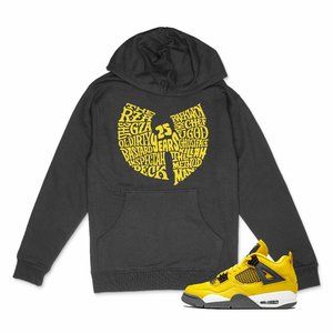 Wu-Tang Hoodie 25 Years puff print to match JORDAN 4 Lightning CT8527-700